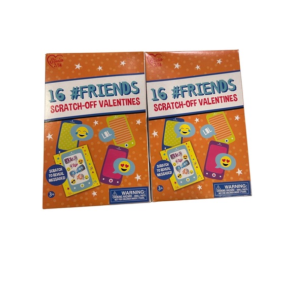 Studio 2/14 Valentines Cards Kids 2 packs of 16 New - Picture 8 of 8